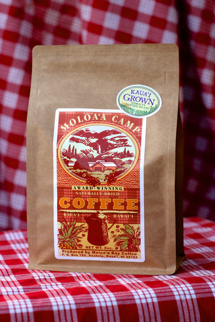 Moloa'a Camp Coffee - 100% North Shore Kaua'i Coffee - Natural Process